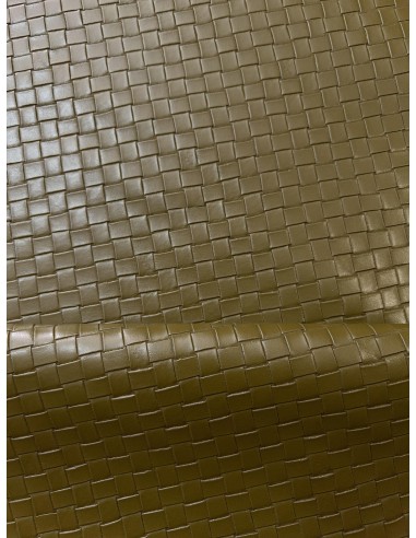 SYNTHETIC LEATHER BOTTEGA OLIVE GREEN