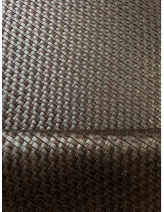 RAFFIA KNITTED BROWN