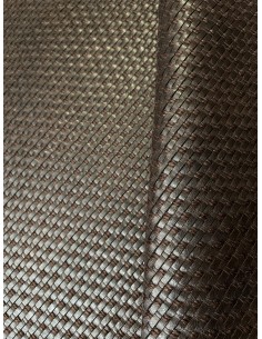 RAFFIA KNITTED BROWN 2