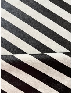 ΔΕΡΜΑΤΙΝΗ ΡΙΓΑ ΑΣΠΡΟ-ΜΑΥΡΟ