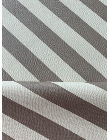 SYNTHETIC LEATHER WITH STRIPES...