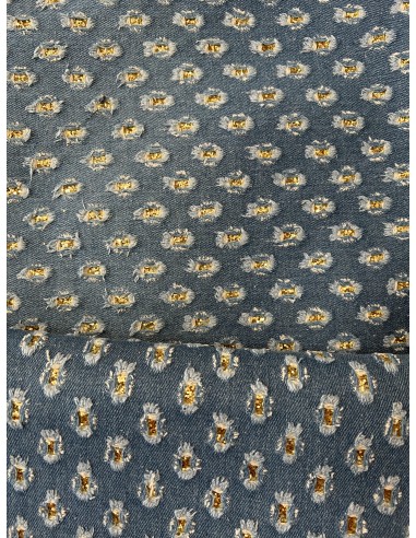 ΥΦΑΣΜΑ JEAN ΜΕ ΧΡΥΣΟ GLITTER