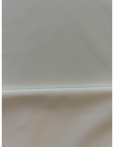 SYNTHETIC LEATHER FLOCK DOUBLE FACE ECRU