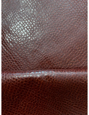 UPHOLSTERY SYNTHETIC LEATHER CROCO RED