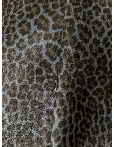 SYNTHETIC LEATHER LEOPARD BLUE