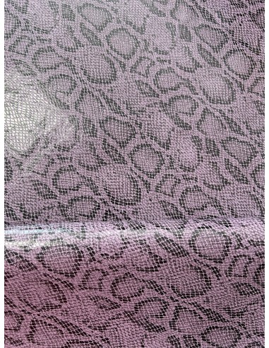 SNAKE SYNTHETIC LEATHER LIGHT PURPLE