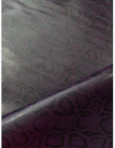 SNAKE SYNTHETIC LEATHER PURPLE