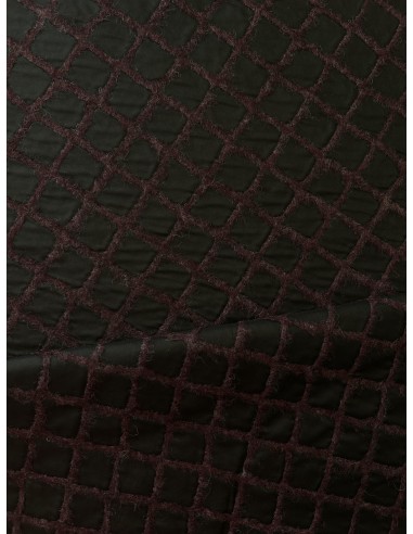 ΥΦΑΣΜΑ CLERMONT ΜΑΥΡΟ-ΜΠΟΡΝΤΟ