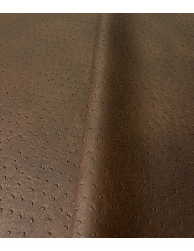 SYNTHETIC LEATHER STRUZZO BROWN