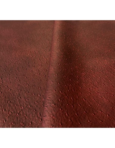 SYNTHETIC LEATHER STRUZZO BORDEAUX