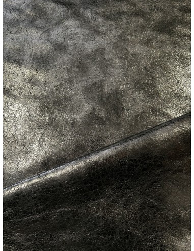 SYNTHETIC LEATHER NAVAL SILVER