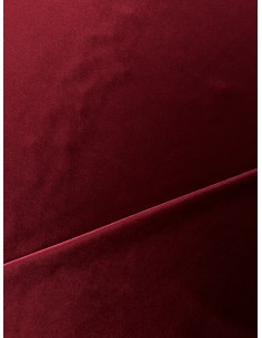 VELVET FABRIC BORDEAUX