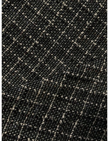 PINETO FABRIC BLACK-GREEN