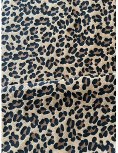 LEOPARD FABRIC BEIGE