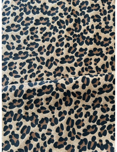 LEOPARD FABRIC BEIGE
