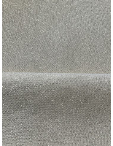 LINEN FABRIC WITH SILVER GLITTER