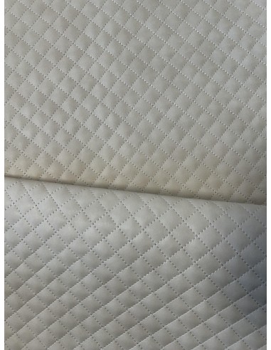 QUILTED SYNTHETIC LEATHER BEIGE