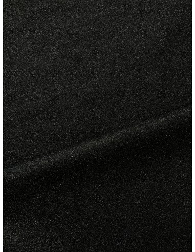 FABRIC GLITTER SUGAR BLACK
