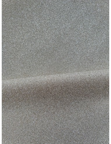 FABRIC GLITTER SUGAR ECRU